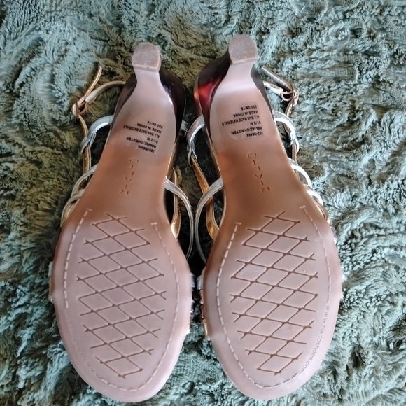 RIALTO MULTI TONE SANDALS SZ 6.5 - Picture 5 of 6